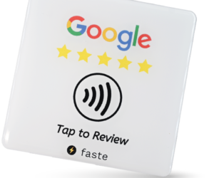 Google Review Card White