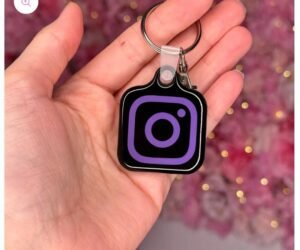 NFC Instagram Keychain